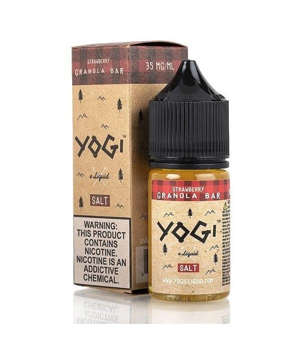 Strawberry Granola Bar By Yogi Salt 10ML E Liquid 50VG Vape 10MG/20MG Juice