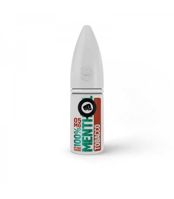 Tobacco Menthol Nic Salt by Riot Squad Salts 10ML E Liquid 50VG Vape 5MG/10MG/20MG Juice