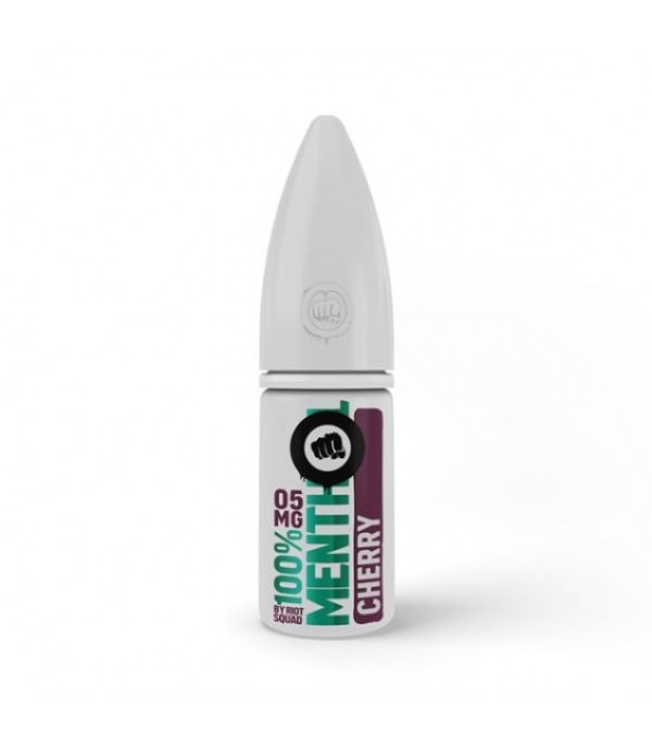 Cherry Menthol Nic Salt by Riot Squad Salts 10ML E Liquid 50VG Vape 5MG/10MG/20MG Juice