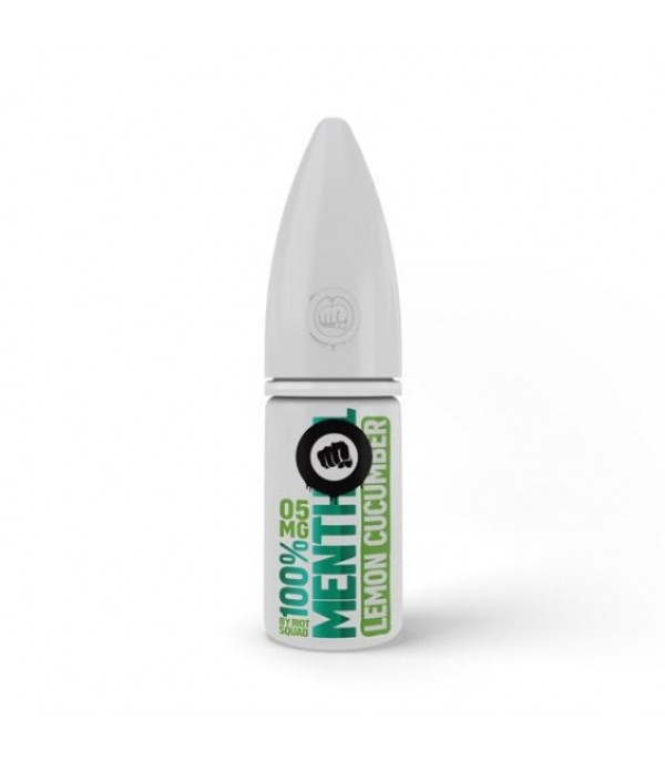 Lemon Cucumber Menthol Nic Salt by Riot Squad Salts 10ML E Liquid 50VG Vape 5MG/10MG/20MG Juice