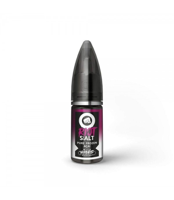 Pure Frozen Acai Nic Salt by Riot Squad Salts 10ML E Liquid 50VG Vape 5MG/10MG/20MG Juice