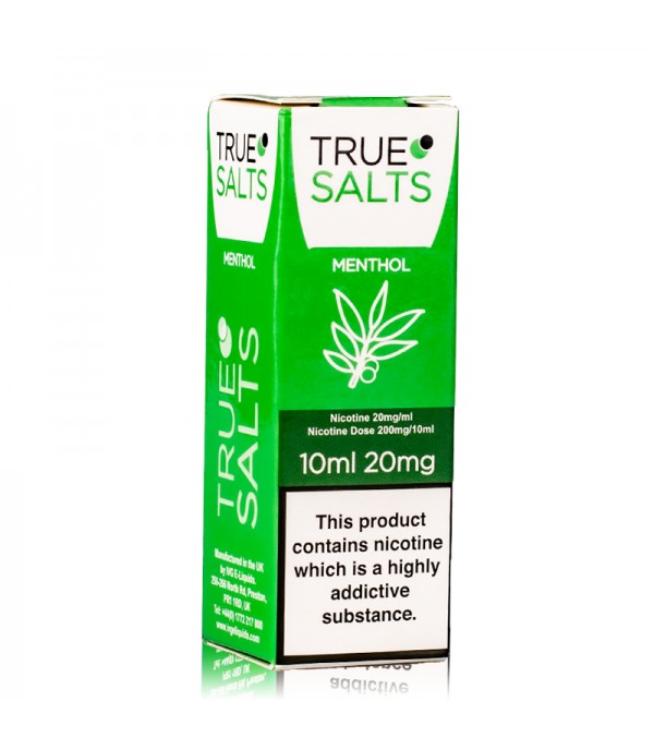 Menthol By True Salts Nic Salt 10ML E Liquid 10MG/20MG Vape 50VG Juice