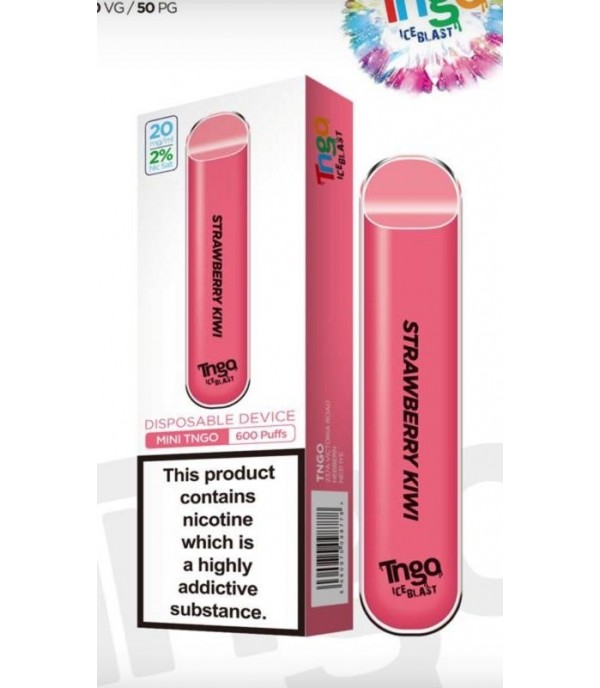 Strawberry Kiwi By Tngo Ice Blast | 600 Puffs | 20MG | 50VG/50PG