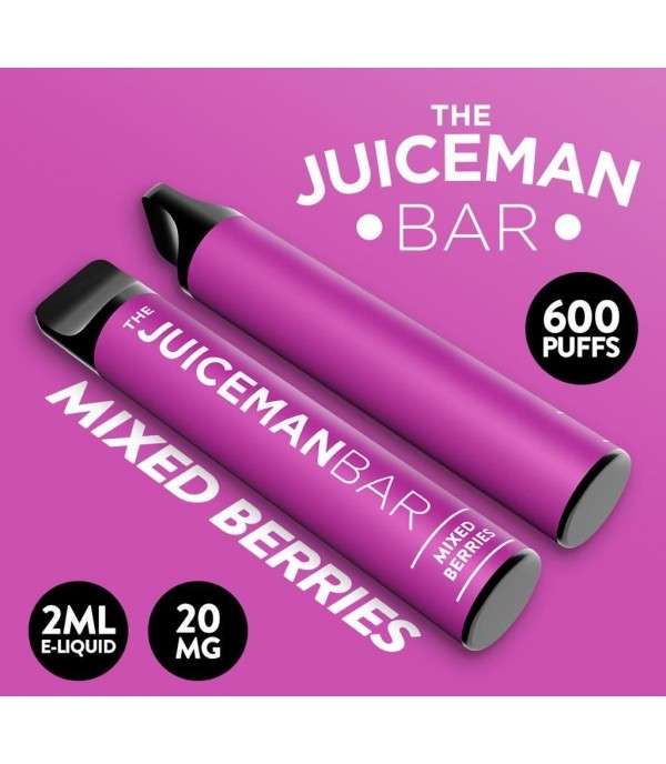 Mixed Berries By The Juiceman Disposable Vape Pen Pod | 20MG / 2% | 600 Puffs