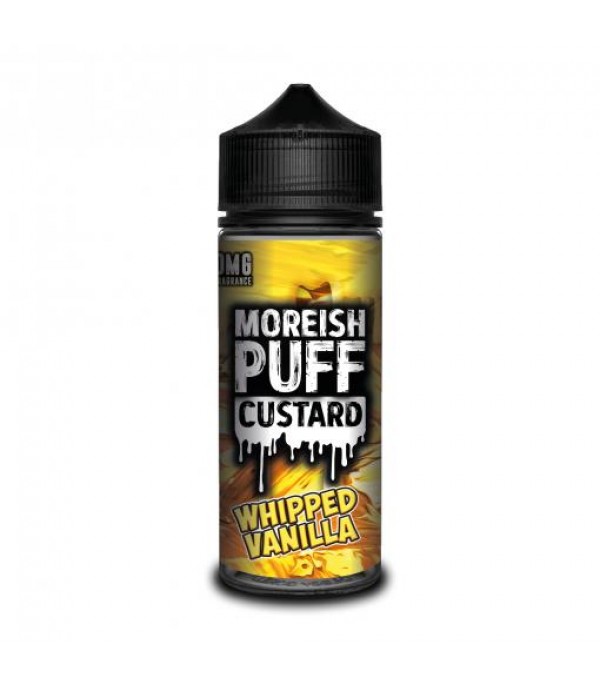 WHIPPED VANILLA – MOREISH PUFF CUSTARD 100ML SHORTFILL E LIQUID 70VG VAPE