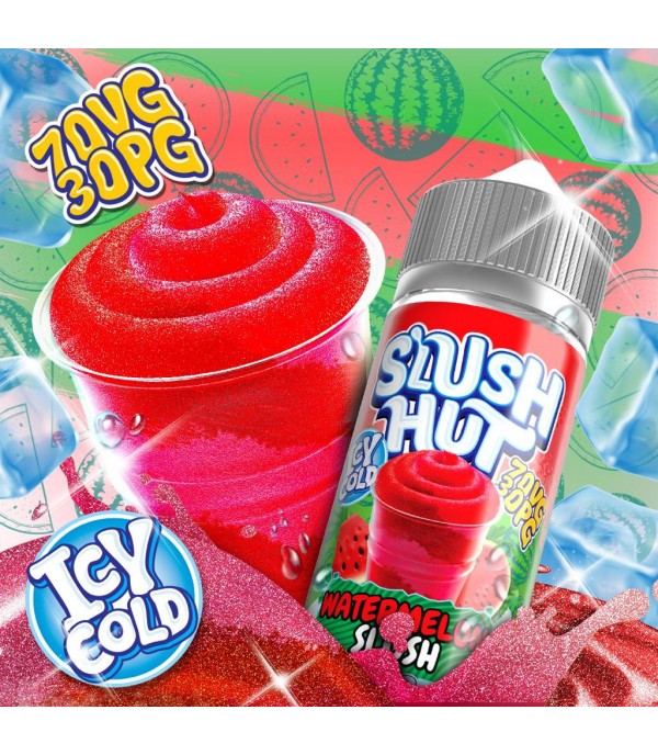 Watermelon Slush By Slush Hut 100ML E Liquid 70VG Vape 0MG Juice Shortfill