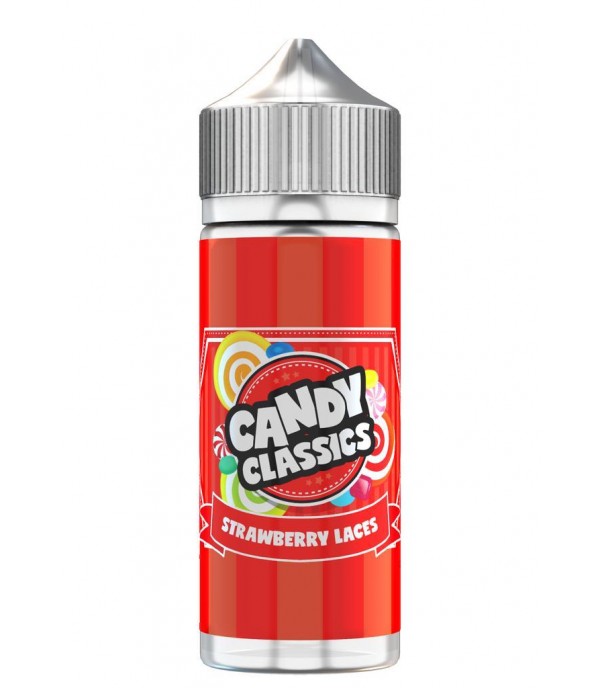 Candy Classics Strawberry Laces Drops 100ml E Liquid Juice 70vg Vape sub ohm Shortfill