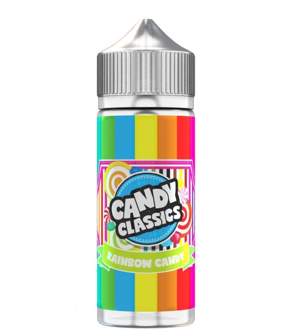 Candy Classics Rainbow Candy Drops 100ml E Liquid Juice 70vg Vape sub ohm Shortfill