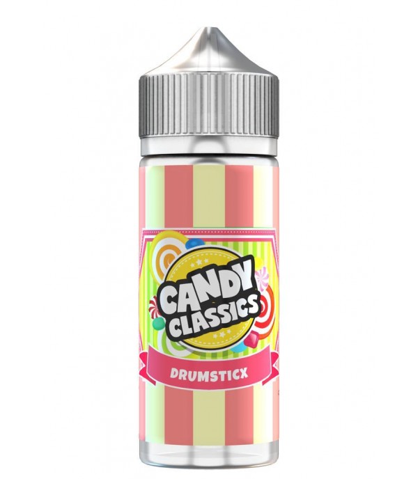 Candy Classics Drumsticx Drops 100ml E Liquid Juice 70vg Vape sub ohm Shortfill