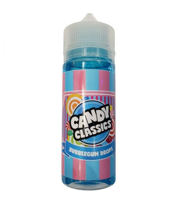 Candy Classics Bubblegum Drops 100ml E Liquid Juice 70vg Vape sub ohm Shortfill