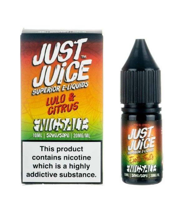 Lulo & Citrus By Just Juice Nic Salt 10ML E Liquid 50VG Vape 11MG/20MG Juice