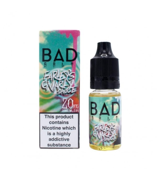 Farley's Gnarly Sauce By Bad Drip Nic Salt 10ML E Liquid 50VG Vape 10MG/20MG Juice