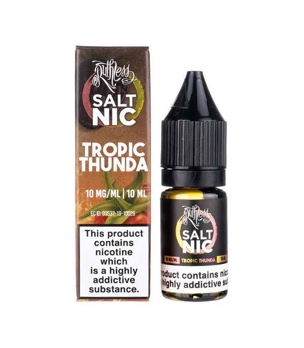 Tropic Thunda By Ruthless Salt Nic 10ML E Liquid 50VG Vape 10MG/20MG Juice