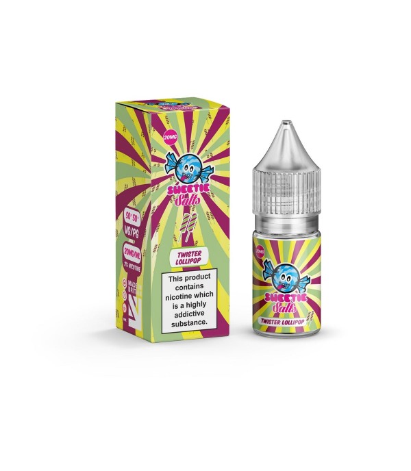 Twister Lollipop by Slushie Salt Nic Salts 10ML E Liquid 10MG/20MG Vape 50VG Juice