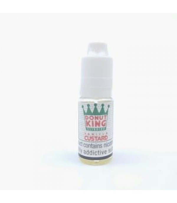 Vanilla Custard By Donut King Nicotine Salts 10ML E Liquid 20MG Vape Juice