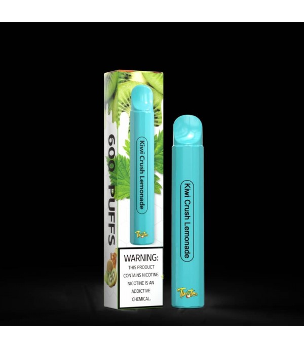 Kiwi Crush Lemonade By Twister | 20MG/2% Nic Salt | 600 Puffs | Disposable Vape Pen Pod Device