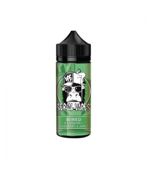 Wired by Serial Vapes, 100ML E Liquid, 70VG Vape, 0MG Juice