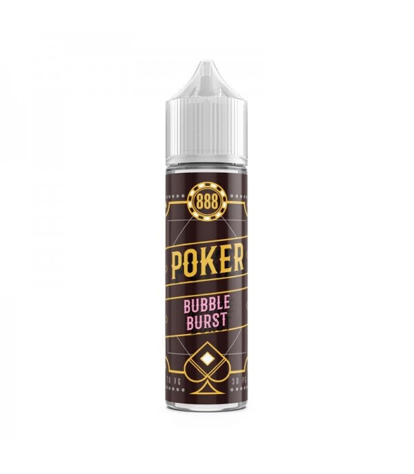 Bubble Burst By 888 Poker 50ML E Liquid 70VG Vape 0MG Juice