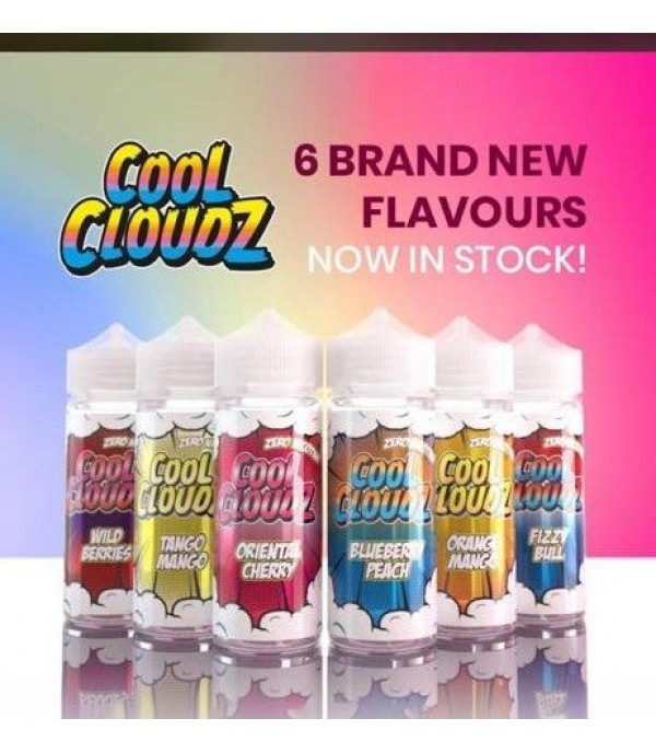 Blueberry Peach By Cool Cloudz 100ML E Liquid 70VG Vape 0MG Juice