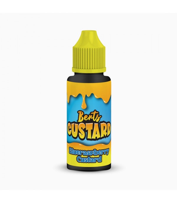 Blue Raspberry Custard By Berts Custard 100ML E Liquid 70VG Vape 0MG Juice