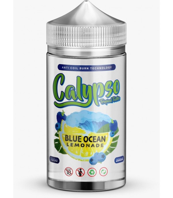 Blue Ocean Lemonade by Calypso, 200ML E Liquid, 70VG Vape, 0MG Juice