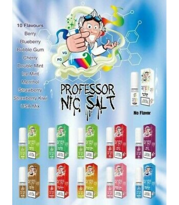 Menthol By Professor Nic Salt 10ML E Liquid 20MG Vape Juice