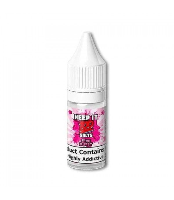 Pink Burst By Keep It 100 Nic Salt 10ML E Liquid 50VG Vape 10MG/20MG Juice