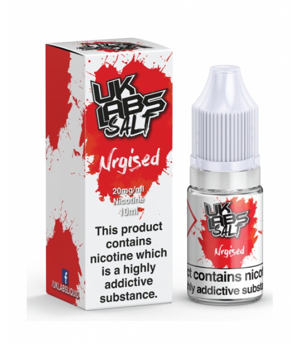 UK LABS NIC SALT NRGIZED 10ML TPD 20MG E LIQUID JUICE MULTIBUY