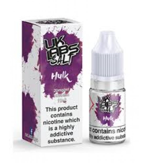 UK LABS NIC SALT HULK 10ML TPD 20MG E LIQUID JUICE MULTIBUY