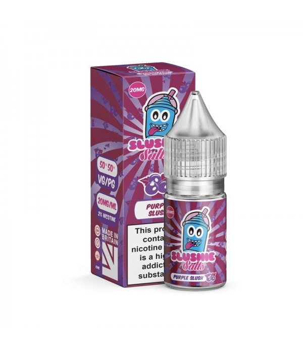 Purple Slush by Slushie Salt Nic Salts 10ML E Liquid 10MG/20MG Vape 50VG Juice