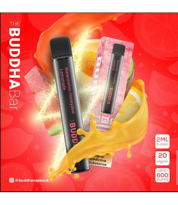 Watermelon Honeydew Lemonade By Buddha Bar Disposable Vape | 600 Puff | 20MG Nic Salt