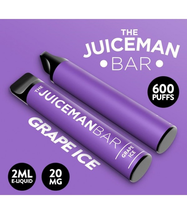 Grape Ice By The Juiceman Disposable Vape Pen Pod | 20MG / 2% | 600 Puffs