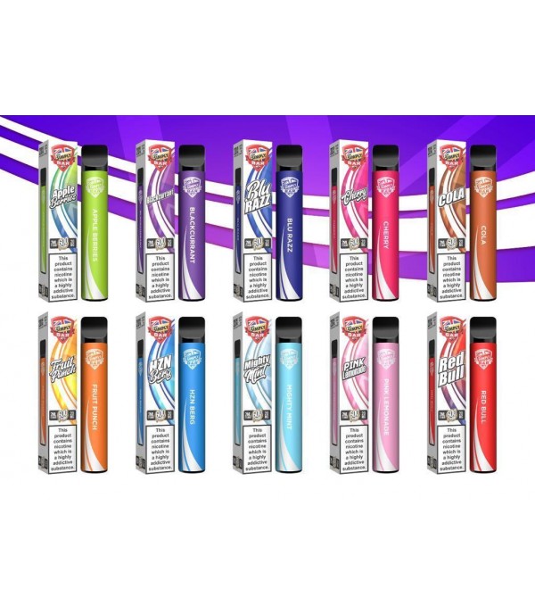 Fruit Punch By Simply Vapour British Disposable Bar | TPD Compliant | 20MG / 2% | 600 Puffs