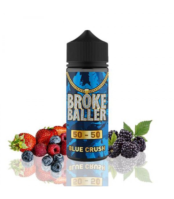 Blue Crush by Broke Baller 100ml E Liquid Juice 50vg 50pg Vape