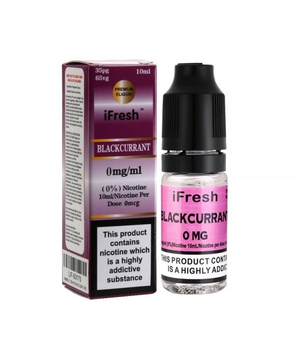 Blackcurrant - iFresh 10ML E-liquid Juice 65VG Vape Multibuy