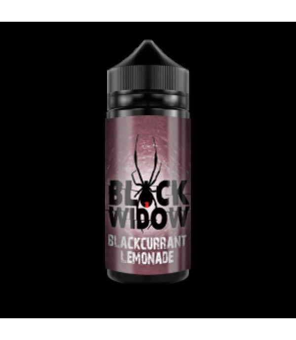 Black Widow Blackcurrant Lemonade 100ml E Liquid Juice 50VG Shortfill SubOhm Vape