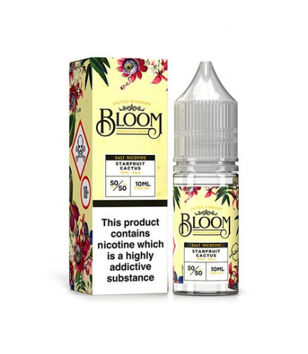 Starfruit Cactus By Bloom Nic Salts 10ML E Liquid 50VG Vape 10MG/20MG Juice