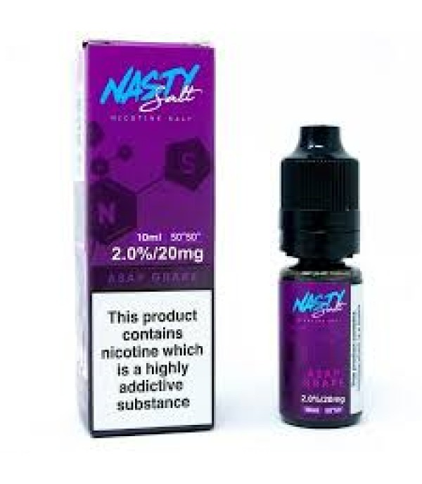 Nasty Juice ASAP GRAPE 10ml Nicotine Salt E Liquid TPD 10mg/20mg 50vg Vape