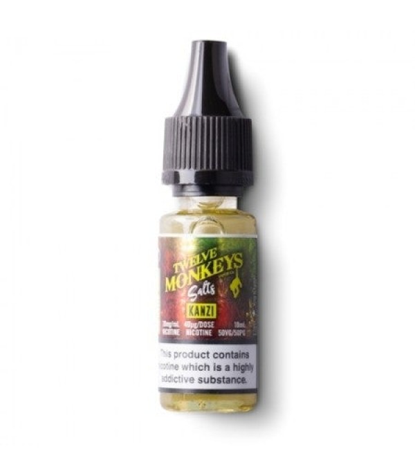 Kanzi By Twelve Monkeys Nic Salts 10ML E Liquid 50VG Vape 10MG/20MG Juice