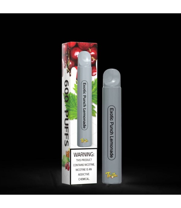 Exotic Punch Lemonade By Twister | 20MG/2% Nic Salt | 600 Puffs | Disposable Vape Pen Pod Device