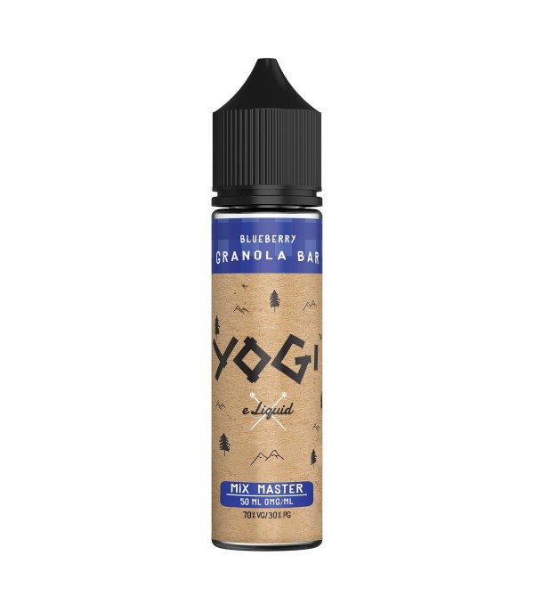 Yogi 50ml Blueberry Granola Bar E Liquid E Juice 70VG Vape Shortfill Sub Ohm