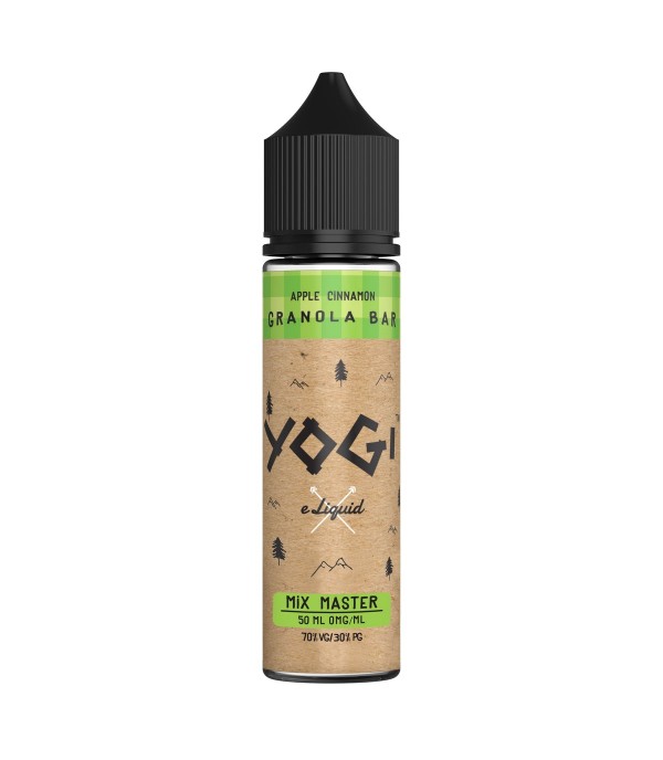 Yogi 50ml Apple Cinnamon Granola Bar E Liquid E Juice 70VG Vape Shortfill Sub Ohm