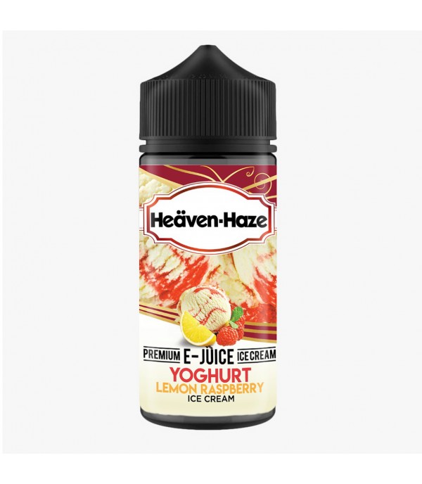 Yoghurt Lemon Raspberry Ice Cream By Heaven Haze 100ML E Liquid 70VG Vape 0MG Juice