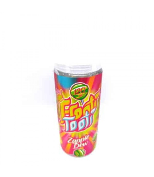 ZAPPLE DEW E LIQUID BY FROOTI TOOTI CANDY SERIES 100ML SHORTFILL 70VG VAPE