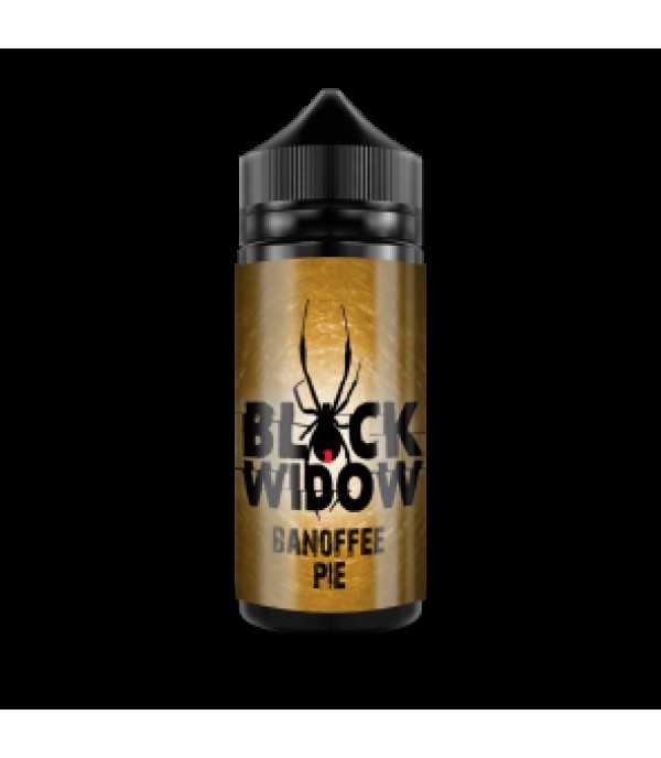 Black Widow Banoffee Pie 100ml E Liquid Juice 50VG Shortfill SubOhm Vape
