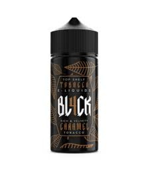 BL4CK Caramel Tobacco 100ml E Liquid 70vg 30pg Vape Juice