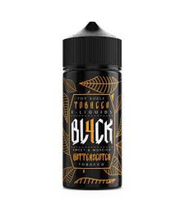 BL4CK Butterscotch Tobacco 100ml E Liquid 70vg 30pg Vape Juice