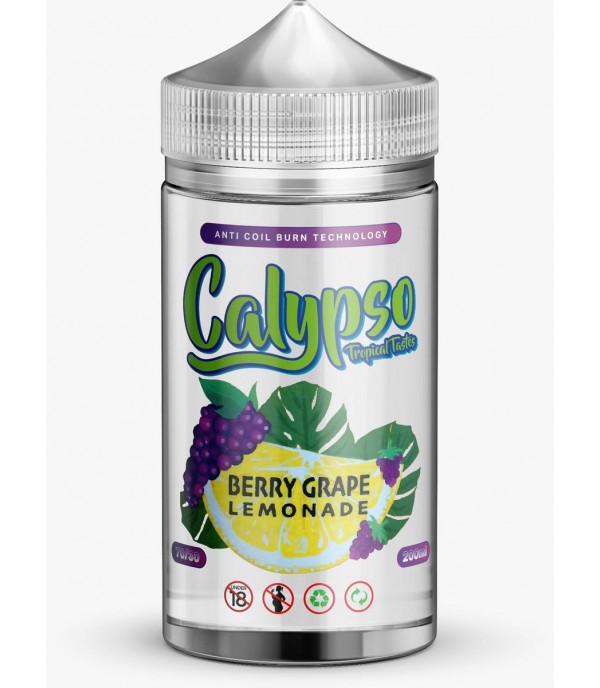 Berry Grape Lemonade by Calypso, 200ML E Liquid, 70VG Vape, 0MG Juice