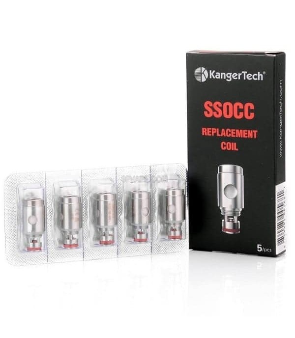 KANGER V2 SSOCC REPLACEMENT COIL 5 PACK -0.5 OHM