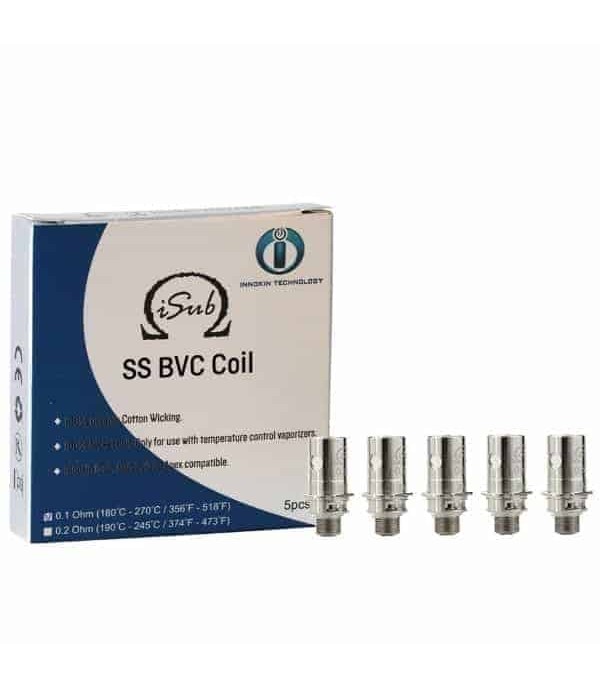 INNOKIN ISUB 0.5 OHM SS BVC COIL (5 PACK)